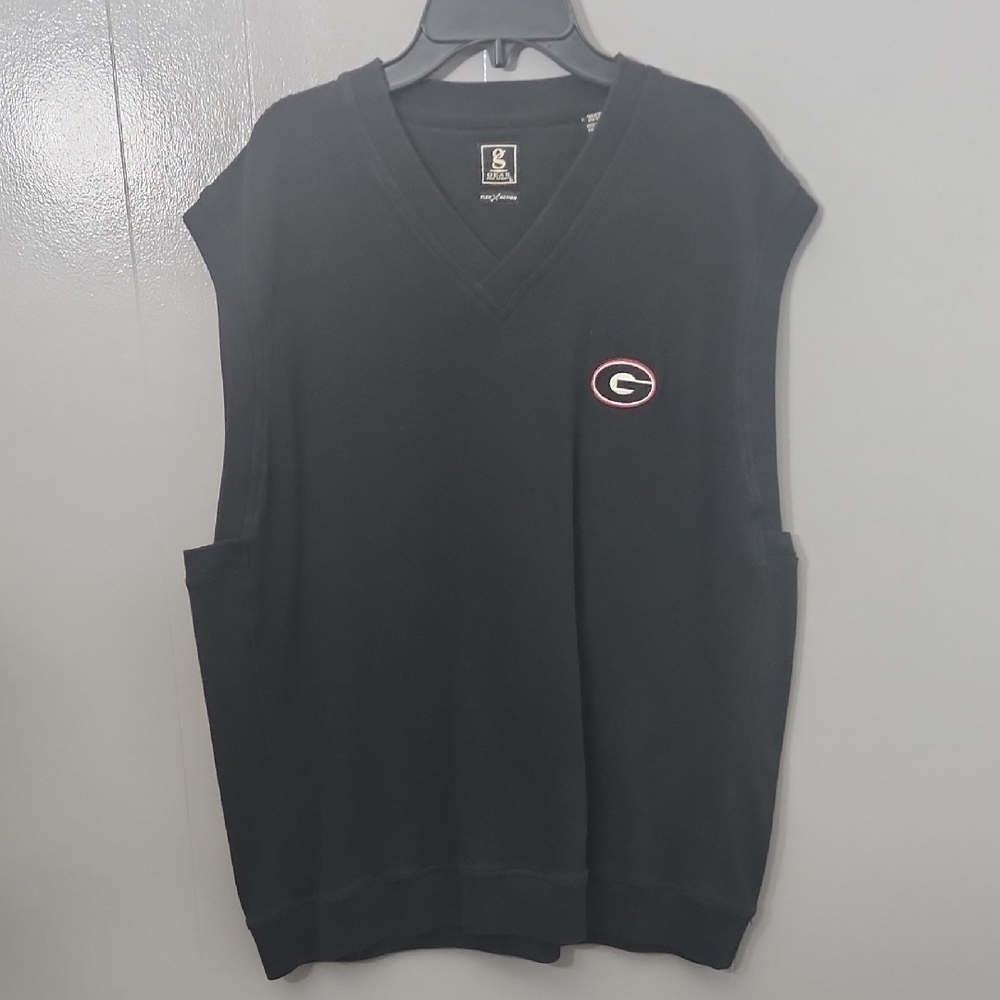 Gear For Sports Black V-Neck Sweater Vest